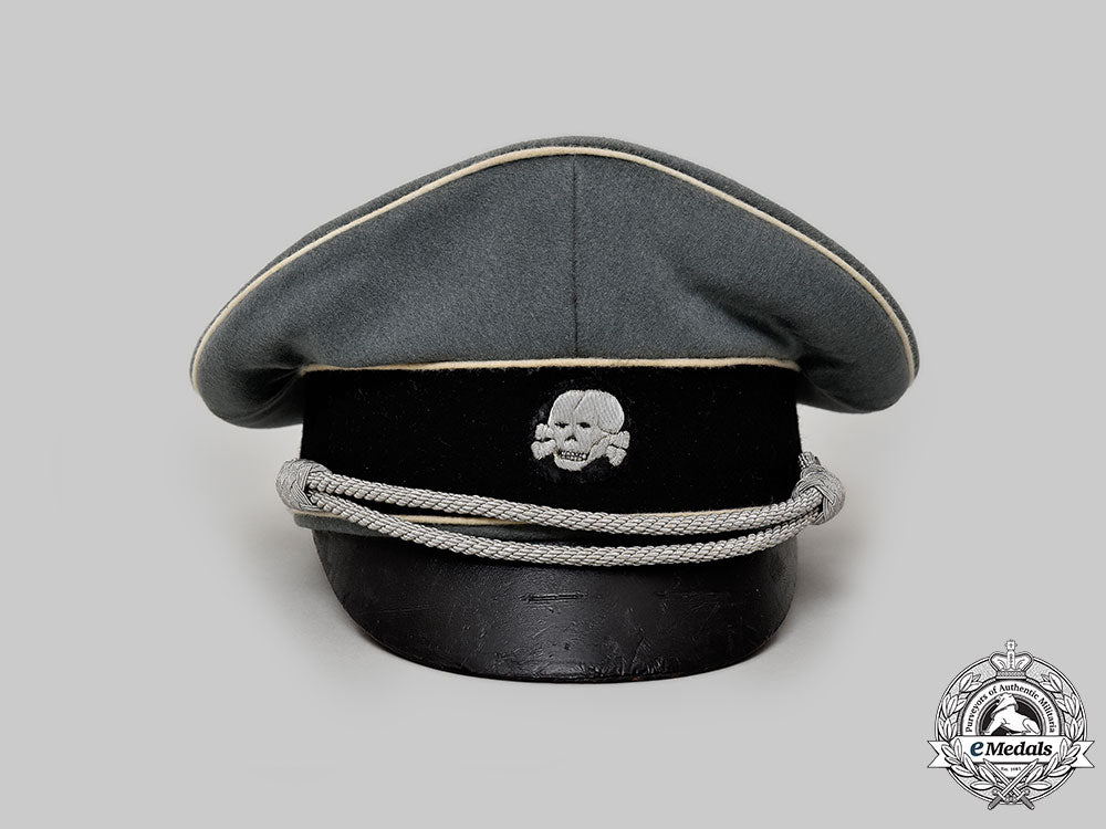 germany,_ss._a_rare_waffen-_ss_officer’s_visor_cap_with_collar_tab_totenkopf,_by_heinrich_muermann_l22_mnc6399_405