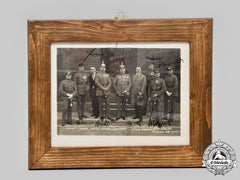 Germany, Nsdap. A Signed And Framed Photo Of The Munich Beer Hall Putsch Leaders