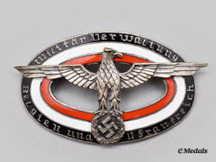Germany, Wehrmacht. A Rare Identity Badge Of The Military Administration Of Belgium And Northern France