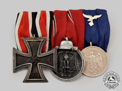 Germany, Luftwaffe. A Medal Bar For A Recipient With Eastern Front Service