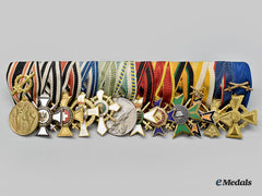 Germany, Imperial. An Unusual Medal Bar To A First World War Veteran