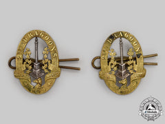 Canada, Dominion. A 2Nd Dragoons Collar Badge Pair, 1909 Design