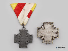 Karinthia, State. Two Carinthia Bravery Crosses 1919