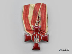 Germany, Imperial. A Hamburg Hanseatic Cross, On Parade Mount