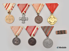 Austria, Empire. A Lot Of Seven Awards & Medals