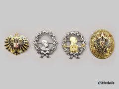 Austria, Empire. A Lot Of Four First War Period Patriotic Badges