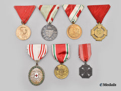 Austria, Empire. A Lot Of Seven Medals & Awards