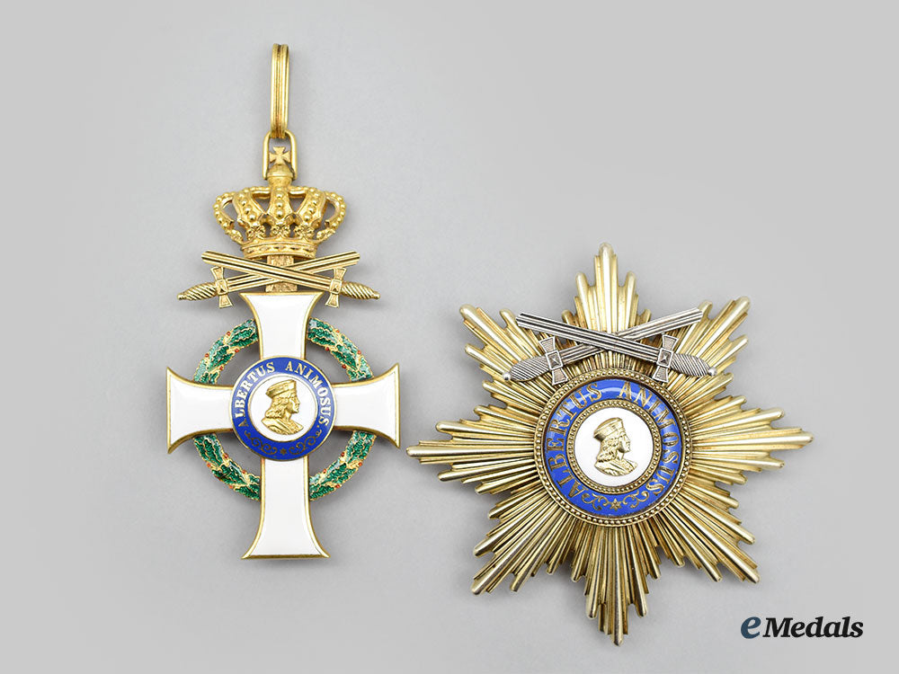 saxony,_kingdom._an_exceptionally_rare_albert_order_set,_grand_cross_with_swords_on_ring_and_breast_star,_by_g.a._scharffenberg_l22_mnc6872_152_1