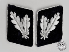 Germany, Ss. A Rare And Matching Set Ss-Oberführer Collar Tabs, Second Pattern