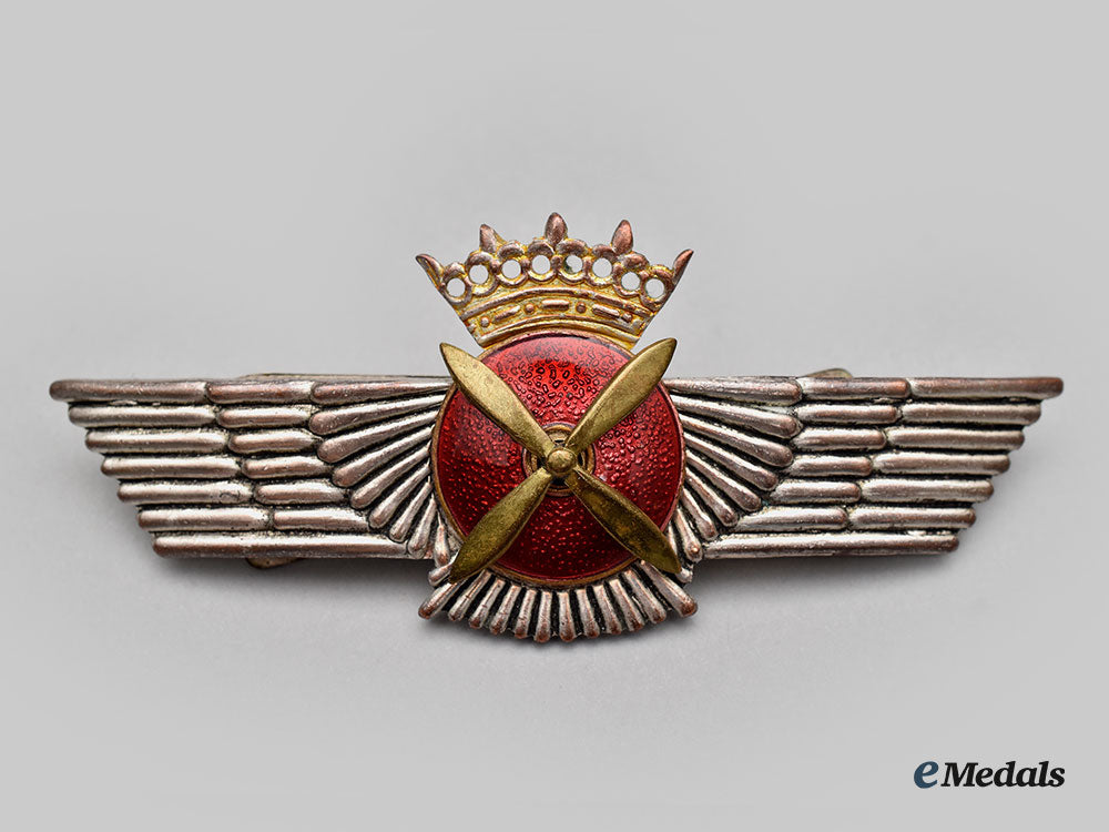 spain,_fascist_state._an_air_force_pilot_badge_and_military_merit_star_l22_mnc6905_515