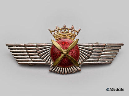 spain,_fascist_state._an_air_force_pilot_badge_and_military_merit_star_l22_mnc6905_515