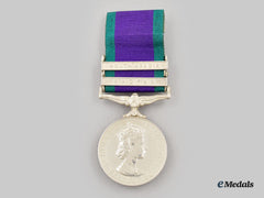 United Kingdom. A General Service Medal With Radfan And South Arabia Clasps, To Driver J. Hill, C.1965