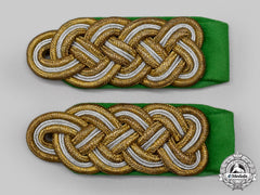 Germany, Ordnungspolizei. A Rare And Mint Set Of Generalmajor Shoulder Boards