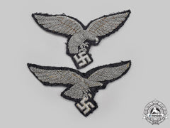 Germany, Luftwaffe. A Pair Of Officer Ranks Breast Eagles