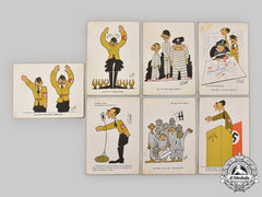 Netherlands, Kingdom. A Set Of Post-Occupation Satirical Postcards By Ton Smits