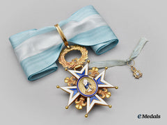 Spain, Kingdom. An Order Of Charles Iii, Iii Class Commander And Miniature, In Gold