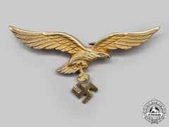 Germany, Luftwaffe. A Rare General’s Visor Cap Eagle In Silver
