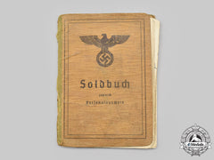 Germany, Heer. The Soldbuch Of Oberwachtmeister Herbert Friedel, Knight’s Cross Recipient