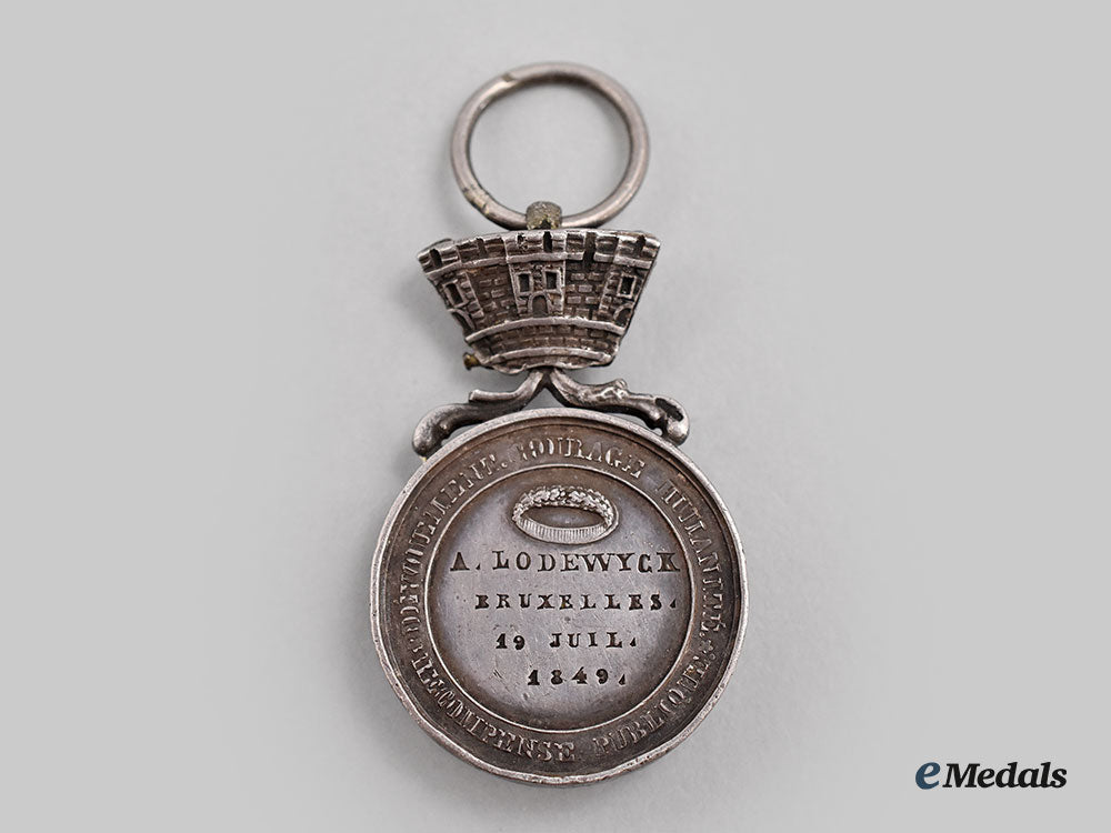 belgium,_kingdom._a_medal_for_devotion,_courage,_and_humanity,_in_silver_to_a._lodewyck,1849_l22_mnc7099_607