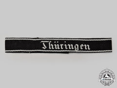 Germany, Ss. A Rare Ss-Totenkopf-Standarte 3 “Thüringen” Officer’s Cuff Title