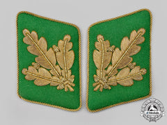 Germany, Ordnungspolizei. A Rare And Mint Set Of Generalmajor Collar Tabs