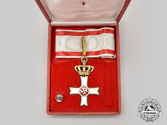 International. A Sovereign Military Hospitaller Order Of Saint John Of Jerusalem, Of Rhodes & Of Malta, Commander's Merit Cross, Cased