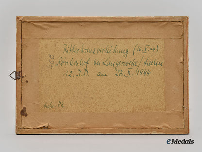 germany,_heer._a_framed_and_signed_portrait_of_walter_neugebauer,_knight’s_cross_and_tank_destruction_badge_recipient_l22_mnc7122_627