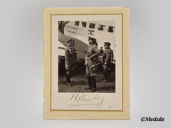Germany, Wehrmacht. A Signed Photo Of Werner Von Blomberg
