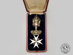 Austria, Empire. An Order Of The Knights Of Malta (Order Of The Knights Of Malta Of Bohemia), Commander Cross, Cased