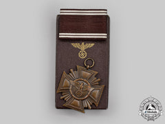 Germany, Nsdap. A Long Service Decoration, Iii Class For 10 Years With Case, By Gebrüder Jäger