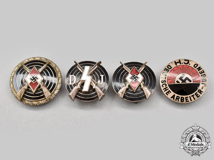 germany,_hj._a_mixed_lot_of_youth_organization_badges_l22_mnc7285_529