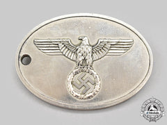 Germany, Third Reich. A Rare And Unissued Gestapo Warrant Disc