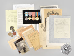 French, Republic. A Group Of Medals & Documents To Pte. Laurent Monot, French Infantry & Canadian Forestry Regiment