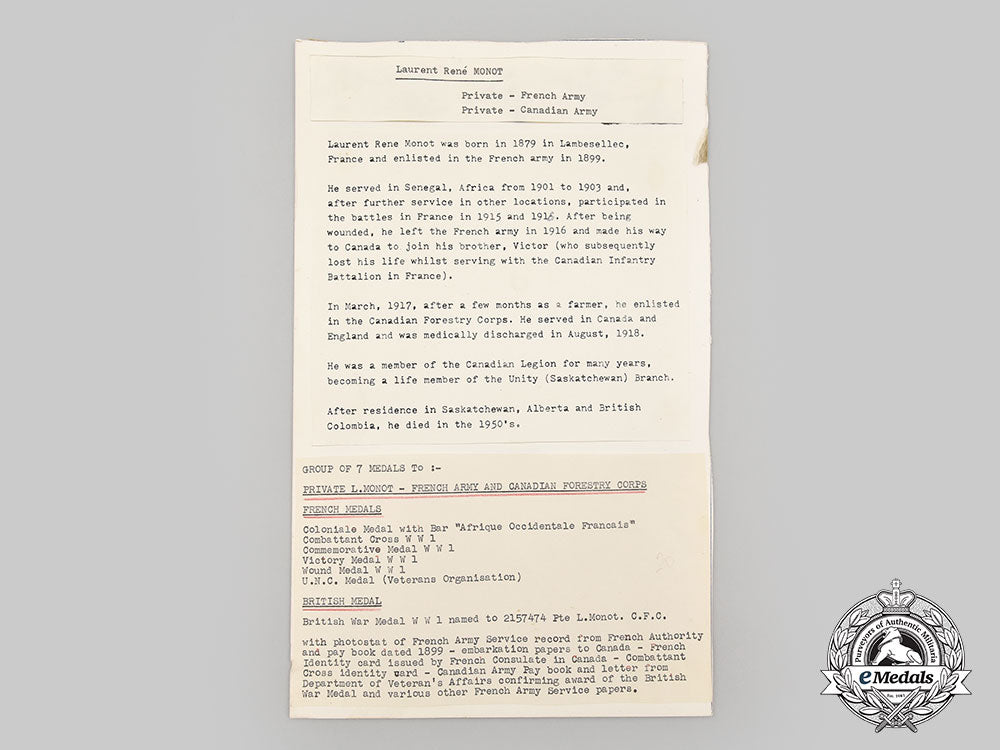 french,_republic._a_group_of_medals&_documents_to_pte._laurent_monot,_french_infantry&_canadian_forestry_regiment_l22_mnc7342_525