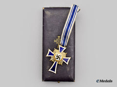 Germany, Third Reich. An Honour Cross Of The German Mother, Gold Grade With Case, By Heinrich Wander