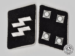 Germany, Ss. A Set Of Waffen-Ss Sturmbannführer Collar Tabs