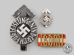 Germany, Hj. A Mixed Lot Of Awards And Badges