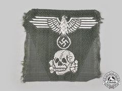 Germany, Ss. A Late-War Waffen-Ss Em/Nco’s M43 Cap Insignia