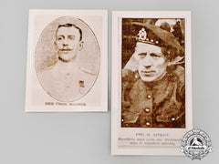 Canada, Cef. A First War Document Group To Pte. Hugh Aitken