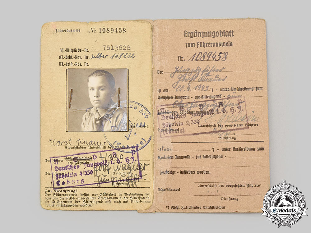 germany,_hj._a_mixed_lot_of_membership_booklets,_with_photo_l22_mnc7558_929