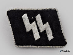 Germany, Ss. A Late-War Waffen-Ss Officer’s Runic Collar Tab, Flat Wire Variant
