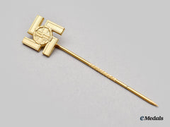 Germany, SS. A Scarce 25-Year Long Service Award, Stick Pin Miniature