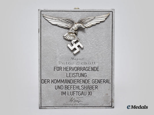 germany,_luftwaffe._an_honour_shield_of_luftgau_xi_to_major_peter_schütt_l22_mnc7589_818_1
