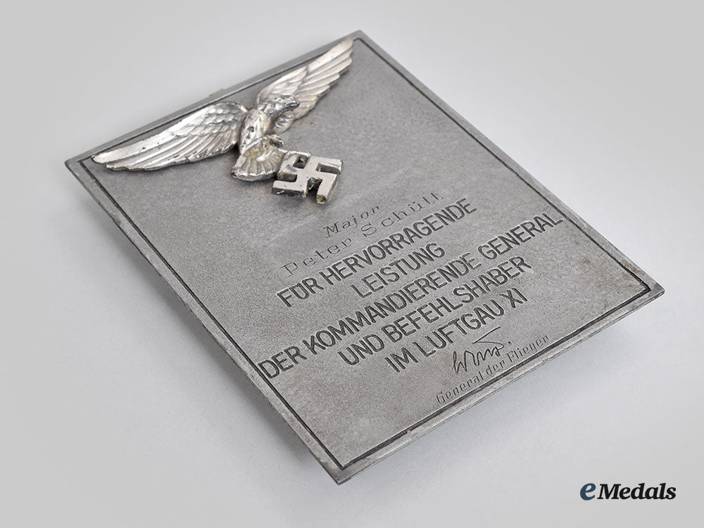 germany,_luftwaffe._an_honour_shield_of_luftgau_xi_to_major_peter_schütt_l22_mnc7592_819_1