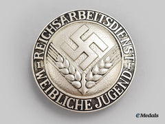Germany, Rad. A Mint Reich Labour Service Of Female Youth Membership Badge