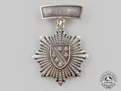 Bosnia And Herzegovina. A Silver Police Badge