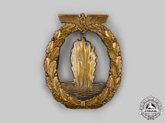 Germany, Kriegsmarine. A Minesweeper War Badge, By F.w. Assmann & Söhne