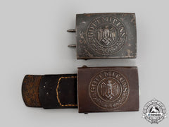Germany, Heer. A Pair Of Enlisted Personnel Belt Buckles