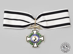 Hohenzollern. A Rare House Order, Honour Commander Cross In Gold With Swords On Ring, C.1914