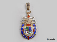 Spain, Kingdom. A Very Noble, Ancient And Illustrious Solar Lordship And Villa De Valdeosera Badge